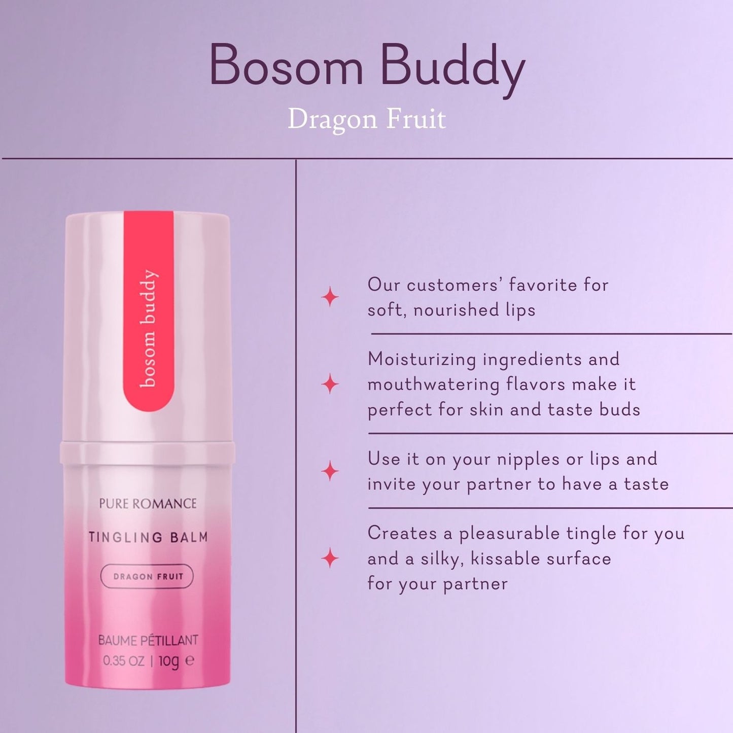 Bosom Buddy - Dragon Fruit - PR by Sandy