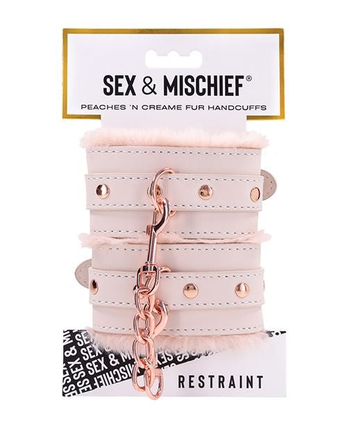 Peaches 'n CreaMe Fur Handcuffs - PR by Sandy