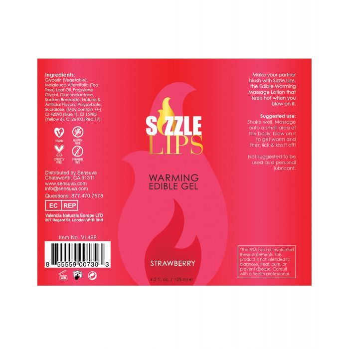 Sizzle Lips Warming Gel