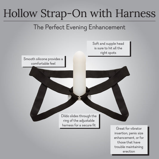 Hollow Strap On with Harness - PR by Sandy