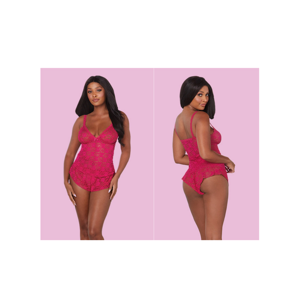 Magenta Cami Set