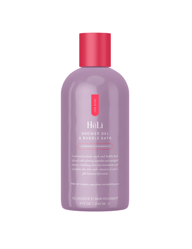 Shower Gel & Bubble Bath - Hēli Lavender & Chamomile - PR by Sandy