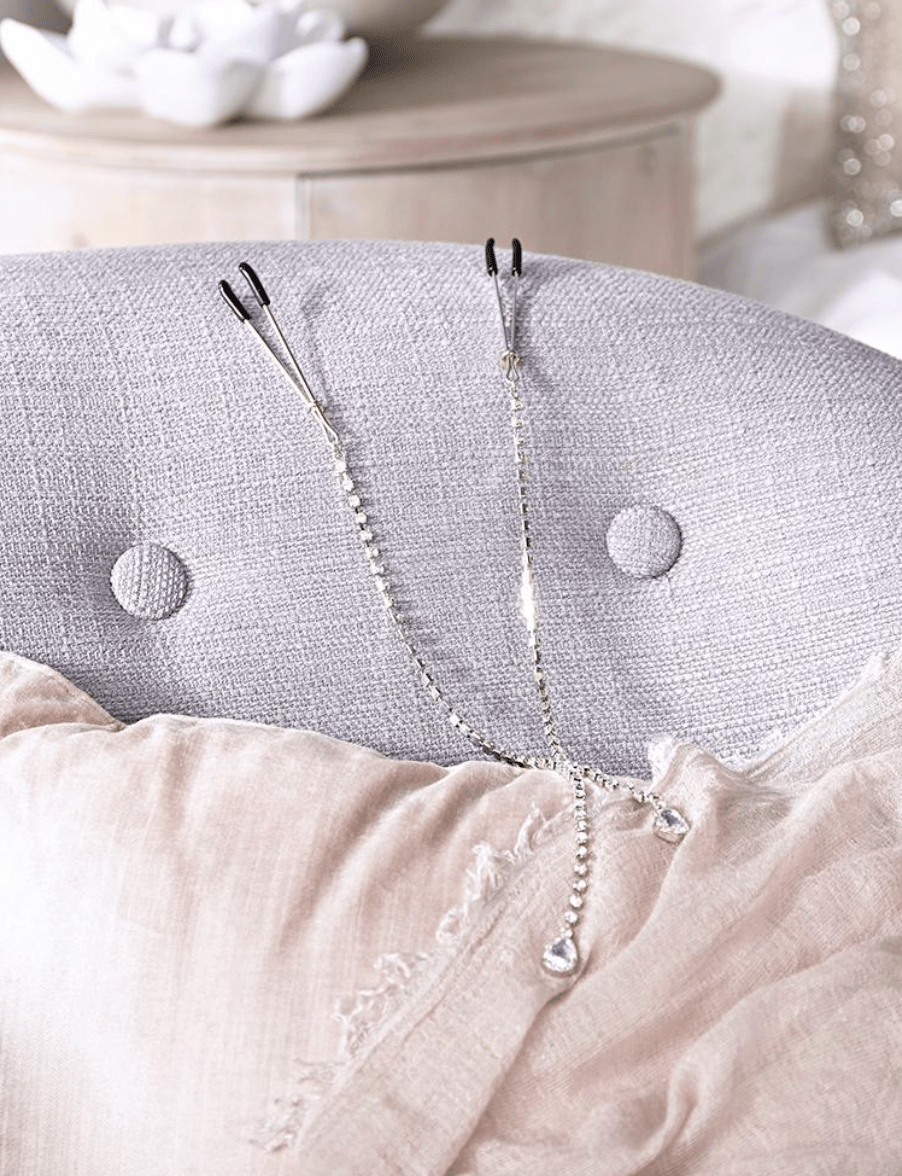 Onyx Nipple Clamps - PR by Sandy