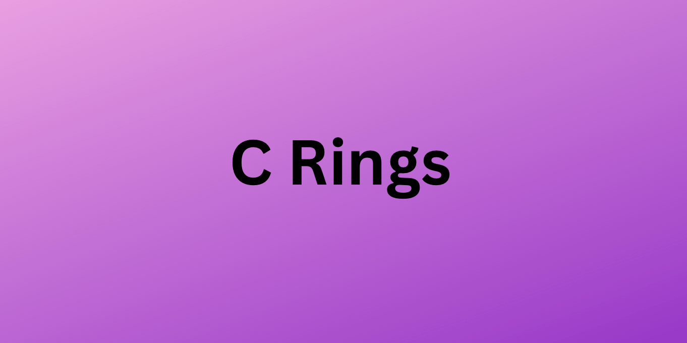 C Rings – PR by Sandy