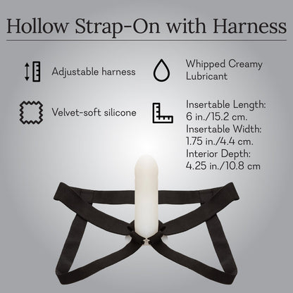 Hollow Strap On with Harness - PR by Sandy