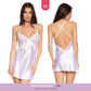 White Silky Chemise Set